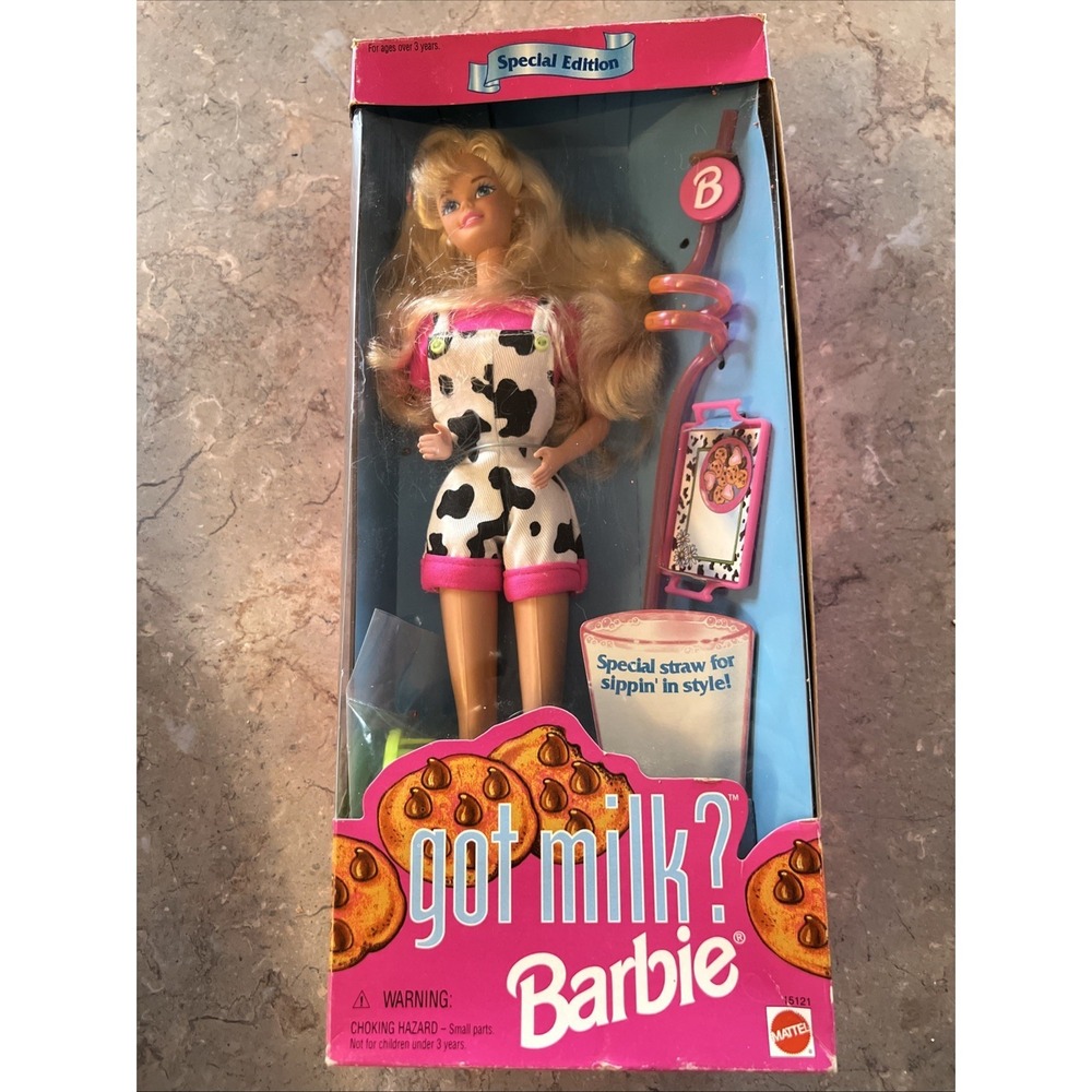 Got Milk? Barbie Doll Special Edition with Sippin' Straw 1995 Mattel
